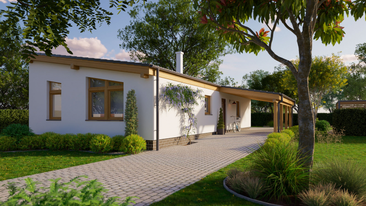 projekt domu BUNGALOW 108